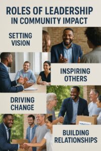 Roles of leadership in community impact
